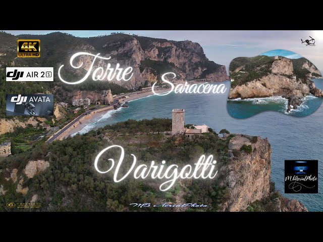 Torre Saracena Punta Crena Varigotti Finale Ligure Provincia di Savona Liguria Dji Air 2s Dji Avata