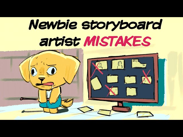 Common MISTAKES beginning storyboard artists make for animation