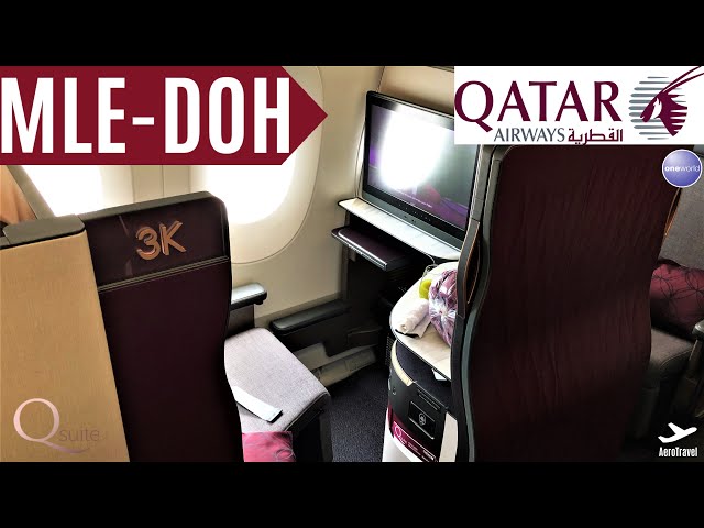 QATAR AIRWAYS BRAND NEW AIRBUS A350 QSUITE [FIRST IN BUSNESS] MALDIVES - DOHA | TRIPREPORT ULTRA HD