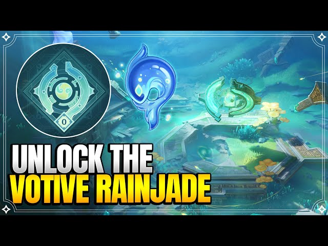Votive Rainjade | The Cloud-Padded Path to the Chiwang Repose | World Quests |【Genshin Impact】