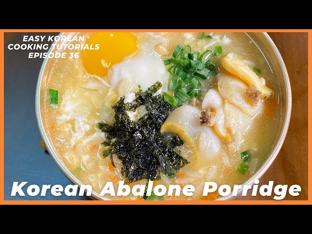 How to Make Korean Abalone Porridge | Jeonbokjuk (전복죽)
