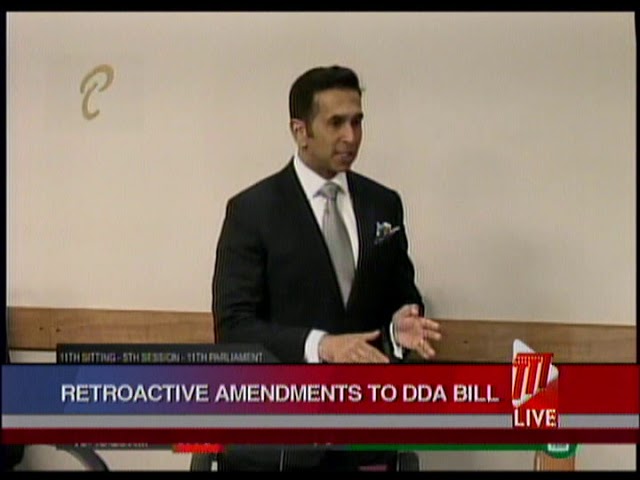 Retroactive Amendments To DDA Bill