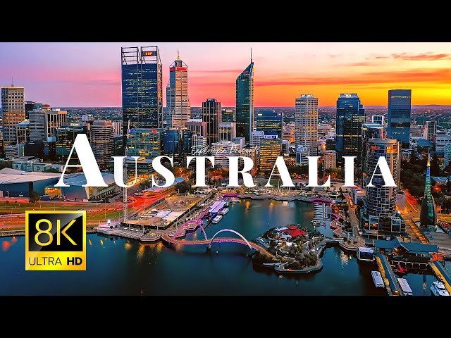 Cities of Australia 🇦🇺 in 8K ULTRA HD 60 FPS Drone Video