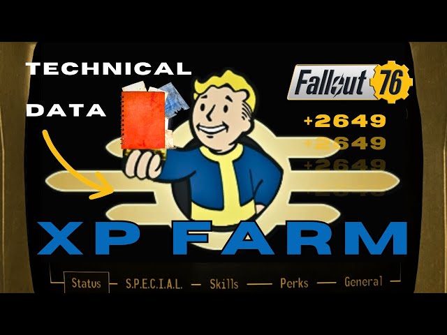 Fast XP in Fallout 76 with Technical Data!