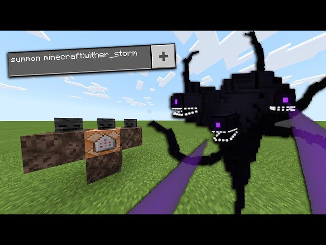 How to summon witherstorm in minecraft