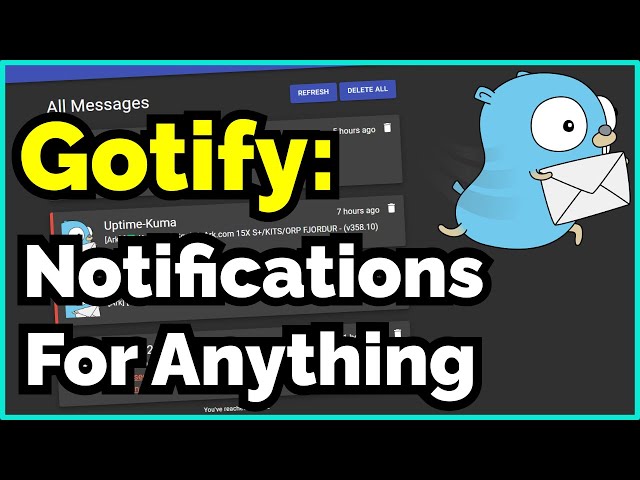 Create Notifications For ANYTHING Using Gotify (Crowdsec, Cron Jobs, Scripts, Uptime, File Copy)