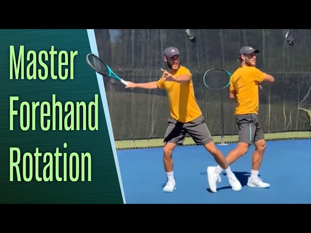 Master Your Forehand Rotation and Weight Transfer