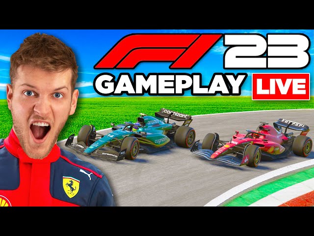 F1 23 Gameplay F1 World Exclusive Footage | LIVE 🔴
