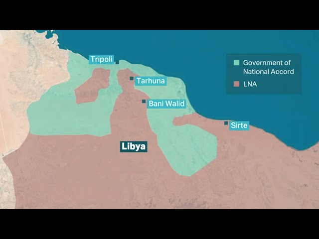 Air strikes hit warlord Haftar militias in Sirte, Libyan army says