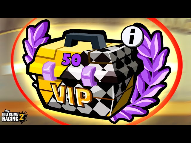 I'VE BEEN OPENING THE *VIP CHEST* FOR 50 DAYS IN A ROW! WHAT CAME OF IT? Hill Climb Racing 2