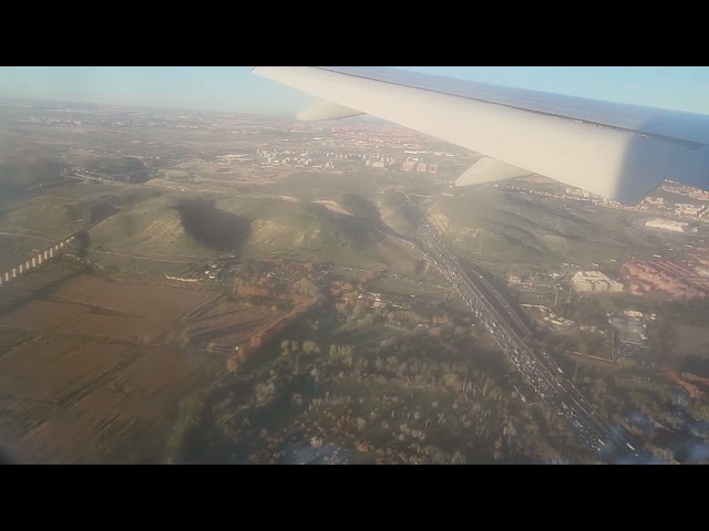 Aterrizando en Madrid, España  ❤️💛❤️  Landing in Madrid, Spain
