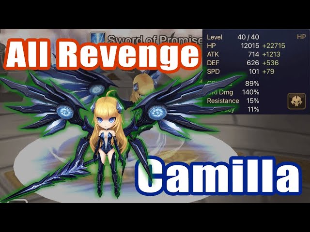 【Summoners War | Curry's RTA】All Revenge Camilla, don't touch her because of insane power