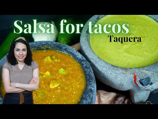 AUTHENTIC Mexican salsa for TACOS | TOMATILLO salsa recipe | JALAPEÑO salsa recipes