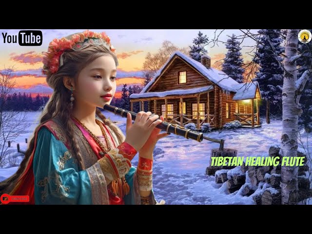 Tibetan Flute music ♪ Relax the Brain and Sleep ♪ Calm Your Mind to Sleep ♪ Bamboo flute music