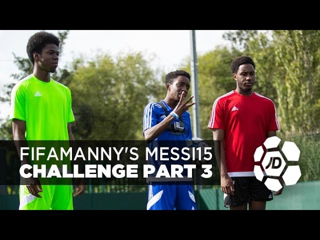 FIFAManny's adidas Messi15 Challenge Part 3 - Rabona Challenge
