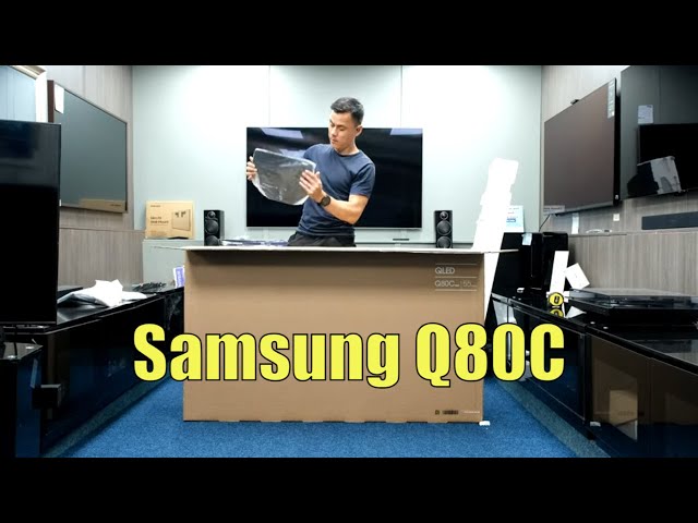 Samsung Q80C QLED 2023 Unboxing, Setup, Test and Review with 4K HDR Demo Videos