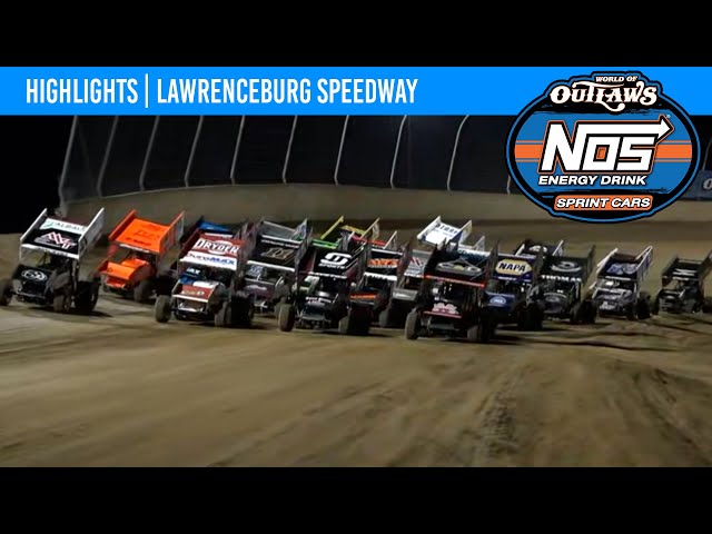 World of Outlaws NOS Energy Drink Sprint Cars Lawrenceburg Speedway, May 30, 2022 | HIGHLIGHTS