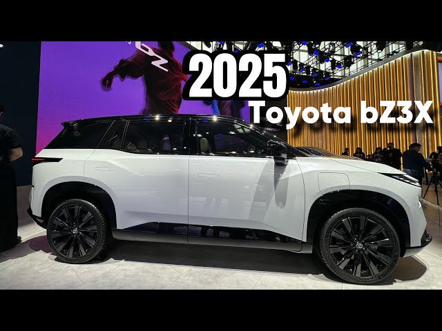 2025 Toyota bZ3X with new exterior design comes with Autonomous Driving