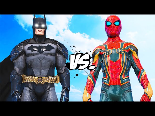 BATMAN VS IRON SPIDER - EPIC BATTLE