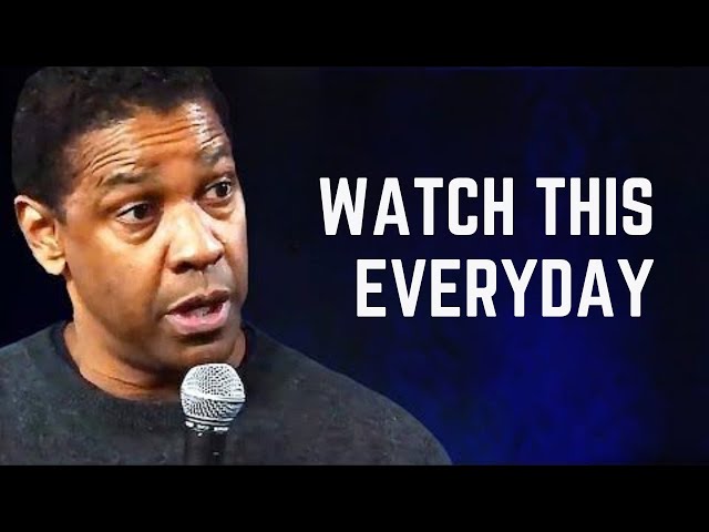 Watch This Everyday & Change Your Life - Denzel Washington Best Speech Ever