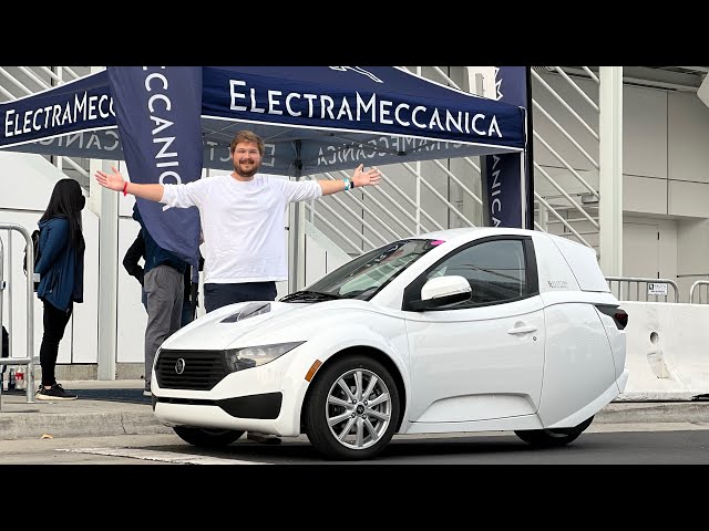 I Drive The Electra Meccanica Solo EV For The First Time!