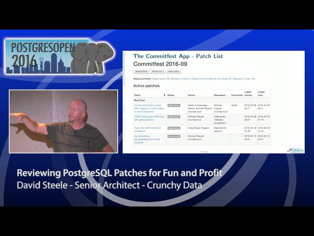 Postgres Open 2016 - Reviewing PostgreSQL Patches for Fun and Profit
