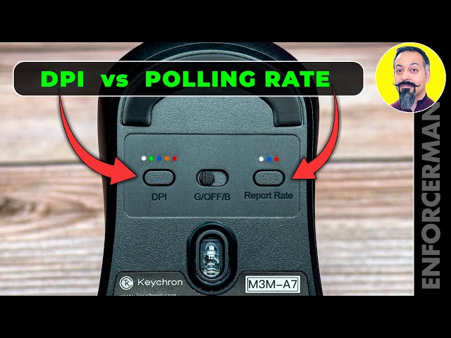 DPI vs Polling Rate! (Keychron M3)
