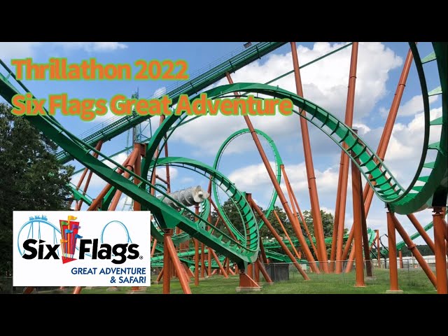 Thrillathon Event at Six Flags Great Adventure Vlog | August 2022