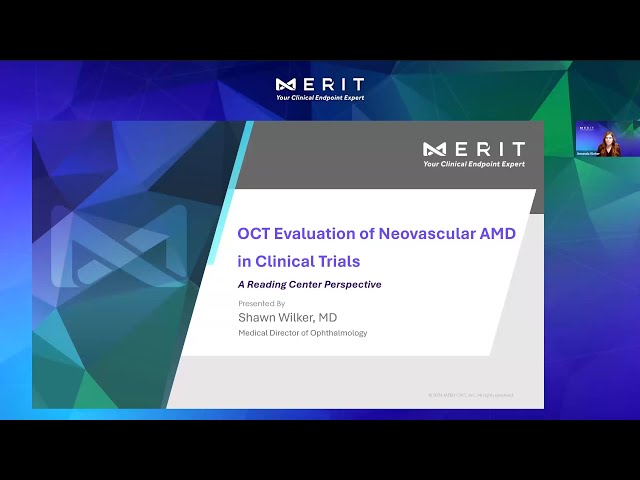 MERIT Webinar: OCT Evaluation of Neovascular AMD in Clinical Trials – A Reading Center Perspective