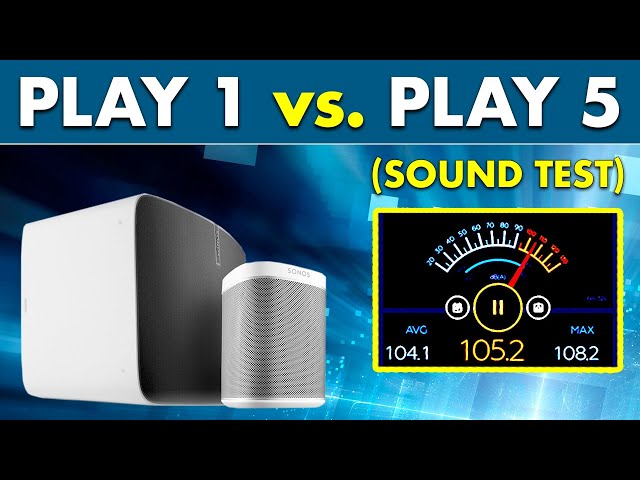 Sonos Play 5 vs. Play 1 - In Depth Sound Test