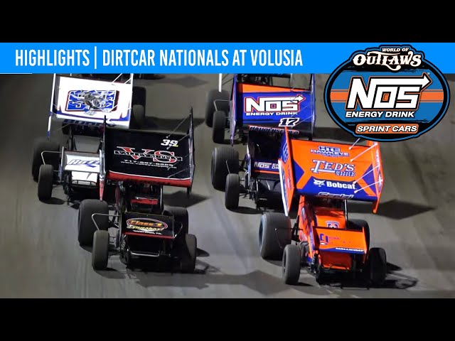 World of Outlaws NOS Energy Drink Sprint Cars | Volusia Speedway Park | Feb. 10, 2024 | HIGHLIGHTS