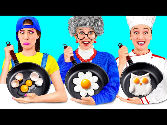 Me vs Grandma Cooking Challenge | Funny Food Hacks by DuKoDu Challenge