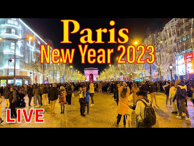 Paris, France🇫🇷 -Paris New Year Eve 2023| Paris 4K | A Walk In Paris