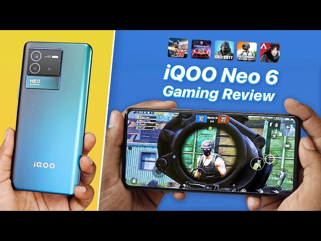 iQOO Neo 6 Detailed Gaming Review 🔥 BGMI, PUBG, COD, Apex Legend, Asphalt 9, Real Cricket 20 🎮🔥