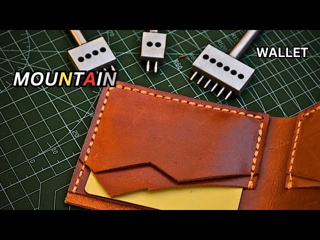The secret to crafting a stylish leather wallet   #leathercraft #wallet #leather