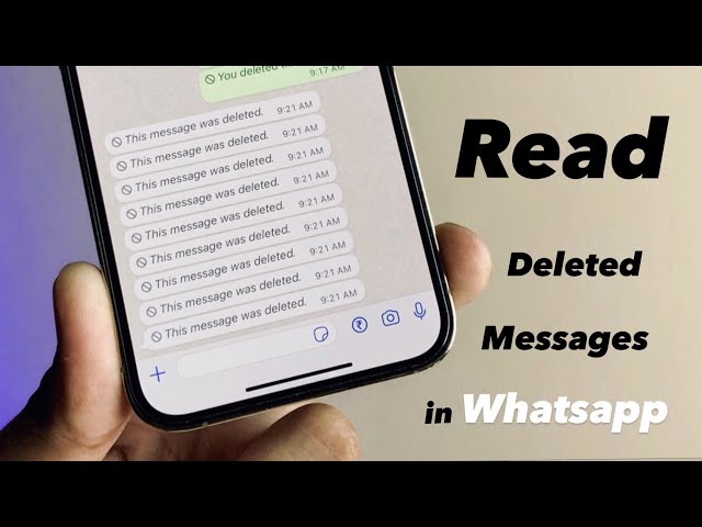 How to read deleted WhatsApp messages in iPhone || This message was deleted - Fixed 🔥