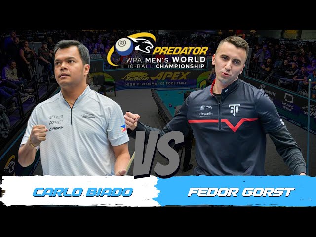 SEMI-FINAL • 2024 PREDATOR WPA MEN'S WORLD 10-BALL • CARLO BIADO VS FEDOR GORST