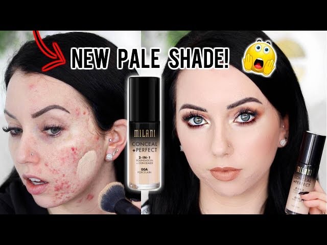 NEW SHADE! MILANI CONCEAL + PERFECT 2 in 1 Foundation {First Impression Review & Demo!}