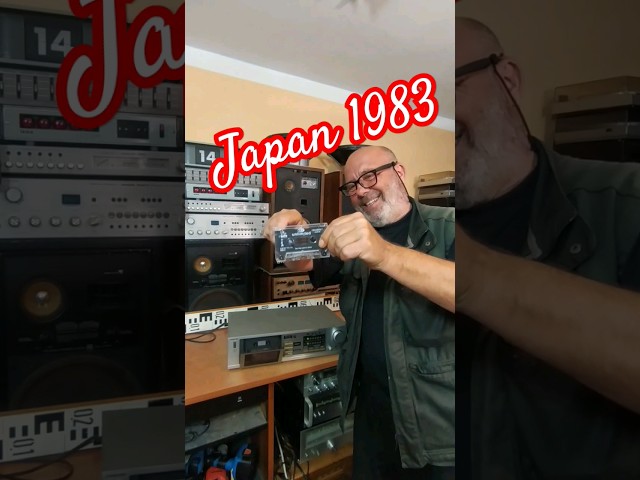 TOSHIBA cassette deck Japan 1983 sound test first try @Angelicaaudio