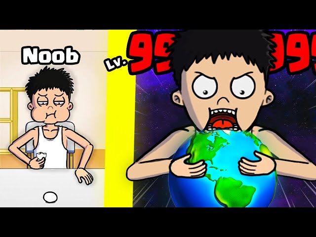 I ate MAX LEVEL PLANET FOOD in Food Fighter Clicker #3