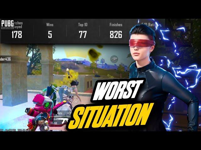 Worst Situation | Bgmi clutches | 4 Finger + Gyro | 60 Fps