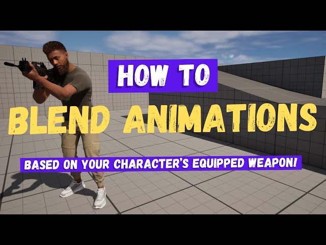 How To Blend Animations For Different Weapons - Unreal Engine 5 Tutorial