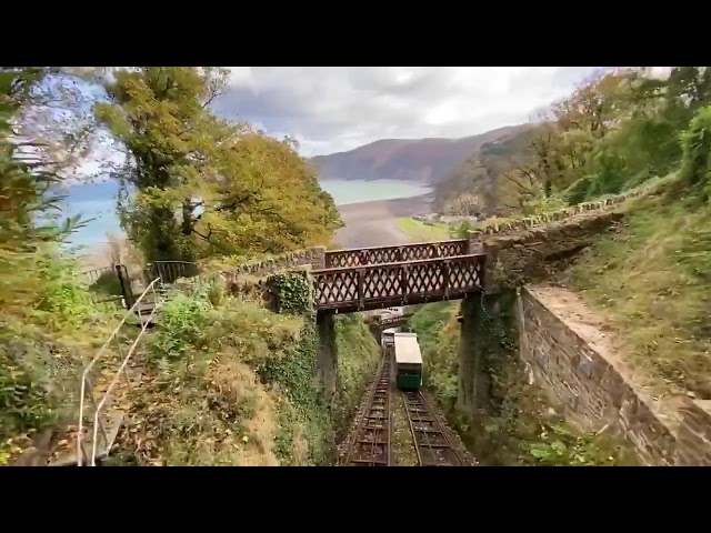Lynton & Lynmouth Cliff Railway - sped up