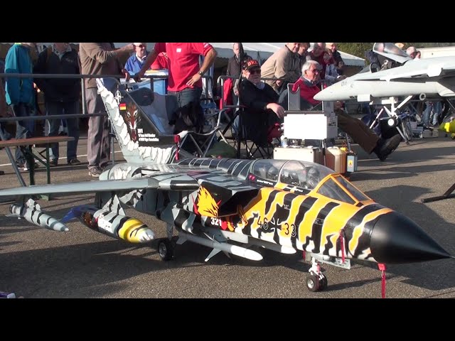Special Tornado ECR Onboard view Swing-Wings Giant Scale RC Turbine Model NATO Tiger Fighter Jet