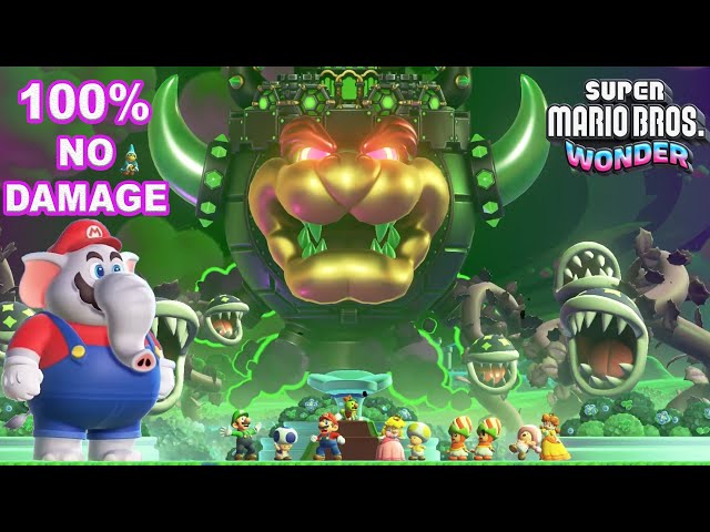Super Mario Bros Wonder Full Game Walkthrough 100% (No Damage)