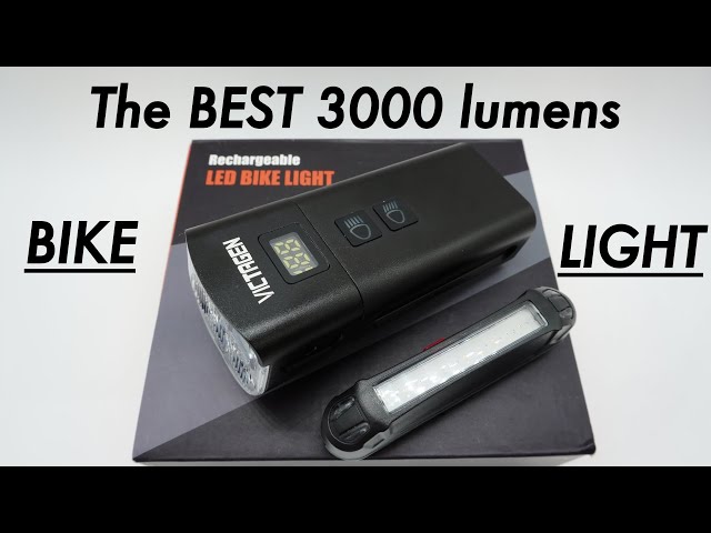 The BEST bike light you can buy by Victagen with 3000 Lumens