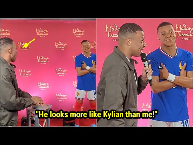 Kylian Mbappe's Jaw-Dropping Reaction to His Madame Tussauds Wax Statue Reveal 🤯