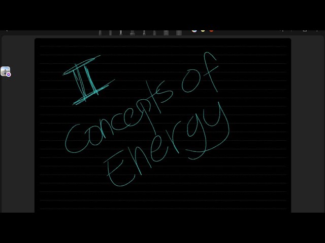 Review Thermo 1 | II Concepts of Energy/Laws of Thermodynamics