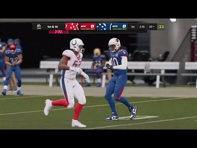 Madden NFL 22 Pro Bowl gameplay Xbox One version on Xbox Series X
