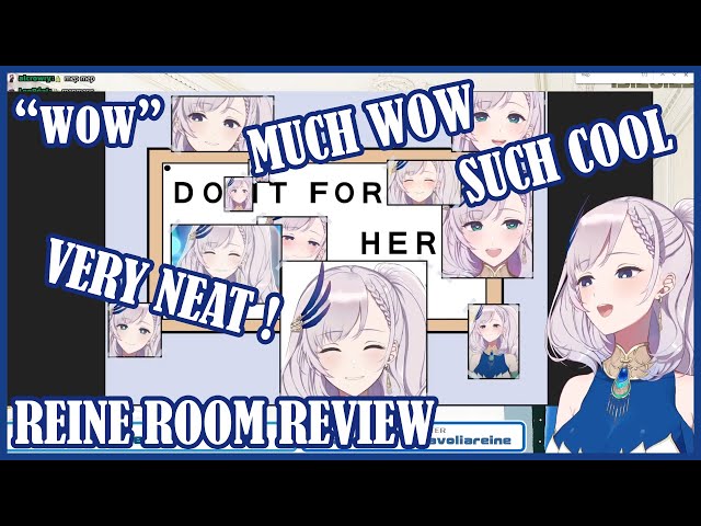 Reine is Amazed by this Neat Room Setup, Reine Room Review [Hololive ID]